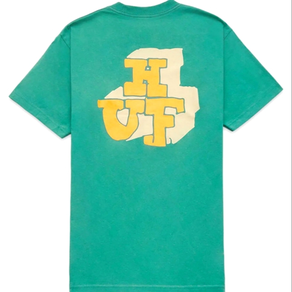 HUF Morex T-Shirt, Large, Green.